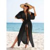 Šaty černé dámské plážové