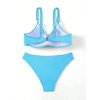 Dámské plavky modré dvoudílné
