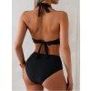Dámské plavky černé dvoudílné
