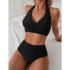 Plavky dámské černé dvoudílné