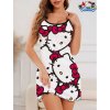 Noční košile dámská červená Hello Kitty