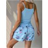 Dámské pyžamo modré krátké stitch