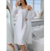Noční košile dámská bílá se županem