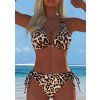 Dámské plavky s leopardím vzorem