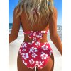 Dámské plavky růžové dvoudílné