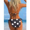 Dámské plavky černé dvoudílné