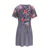 Dámské šaty šedé letní krátké