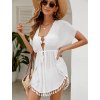 Šaty dámské bílé plážové