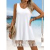 Šaty dámské bílé plážové