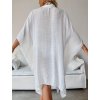 Dámské šaty bílé kimono plážové