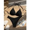 Plavky dámské černé dvoudílné