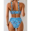 Dámské plavky modré dvoudílné