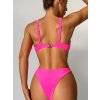 Dámské plavky růžové dvoudílné