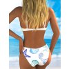 Dámské plavky bílé dvoudílné