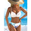 Plavky dámské bílé dvoudílné