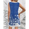 Dámské šaty modré letní krátké