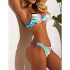 Dámské plavky dvoudílné barevné