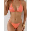 Plavky dámské oranžové dvoudílné