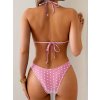 Dámské plavky růžové dvoudílné