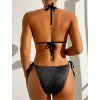 Dámské plavky černé dvoudílné