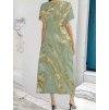 Dámské šaty zelené dlouhé