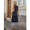 Dámské šaty modré dlouhé