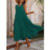 Šaty dámské zelené dlouhé letní