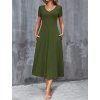 Šaty dámské zelené dlouhé letní