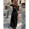 Dámské šaty černé dlouhé letní