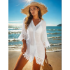 Šaty dámské bílé letní plážové