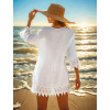 Dámské šaty bílé letní plážové