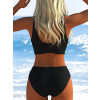 Dámské plavky černé dvoudílné