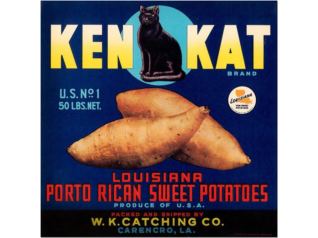 800 50x50cm vintage produce posters advertising ken kat