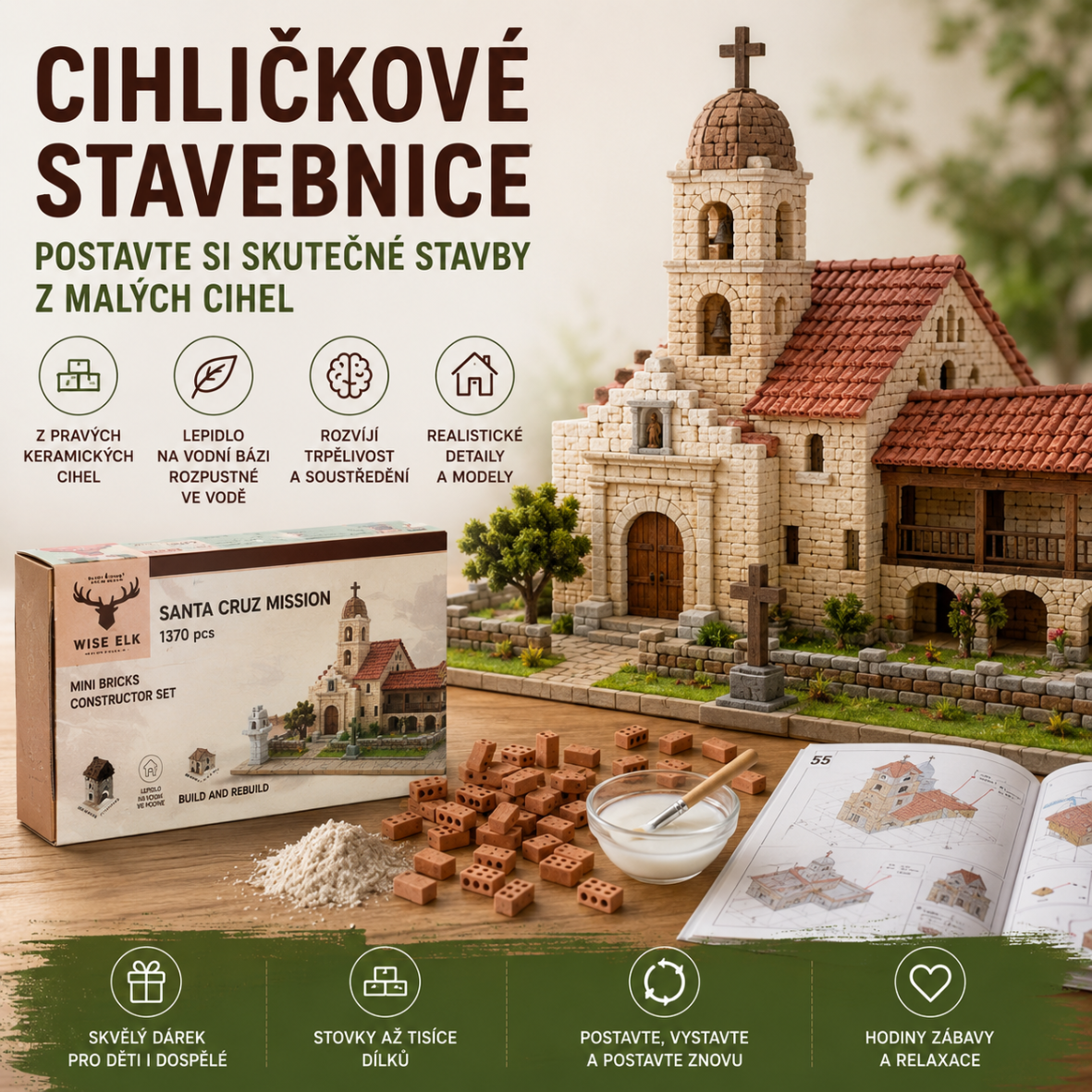 Cihličkové stavebnice: Postavte si skutečné stavby z malých cihel