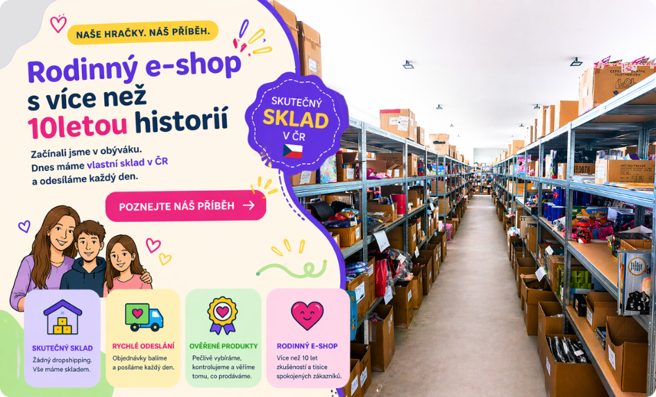 Rodinný eshop již s vámi přes 10 let!