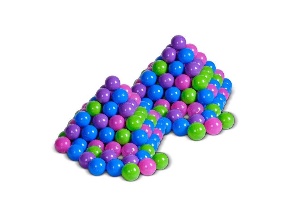 Plastové míčky barevné