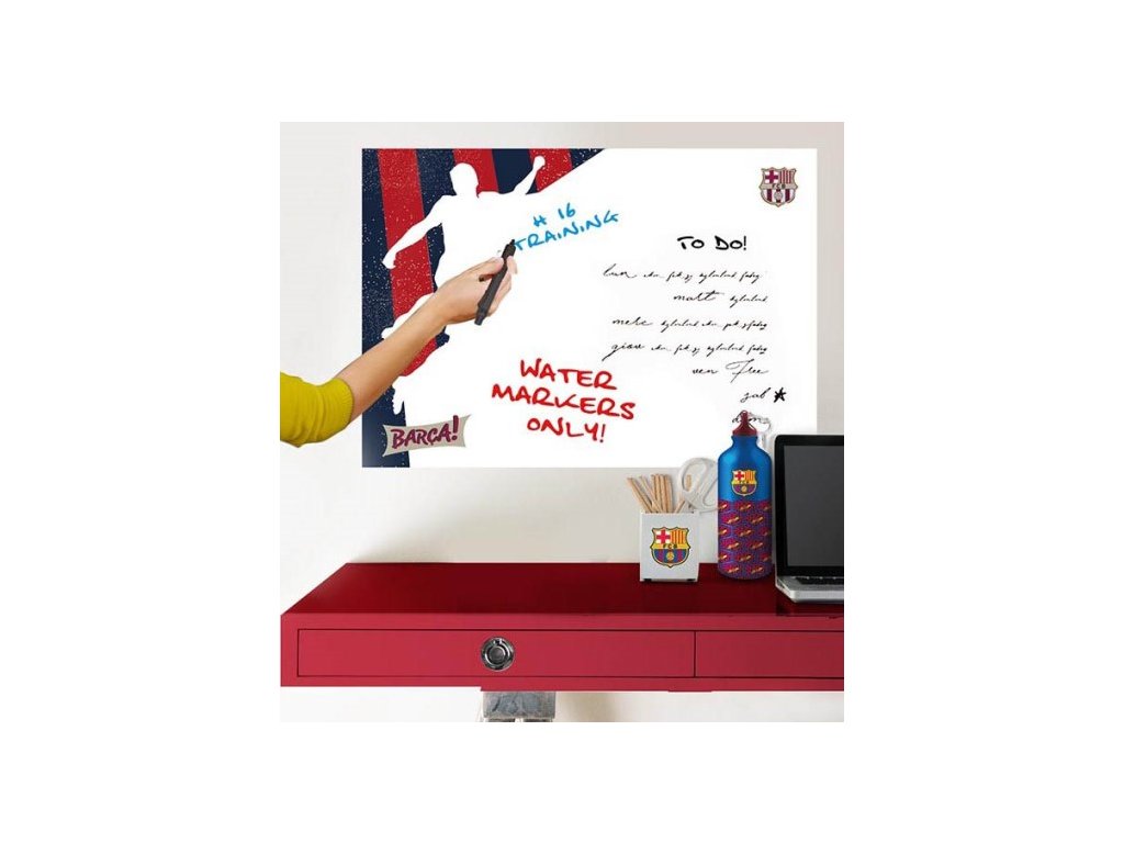 Samolepka na zeď tabule FC Barcelona