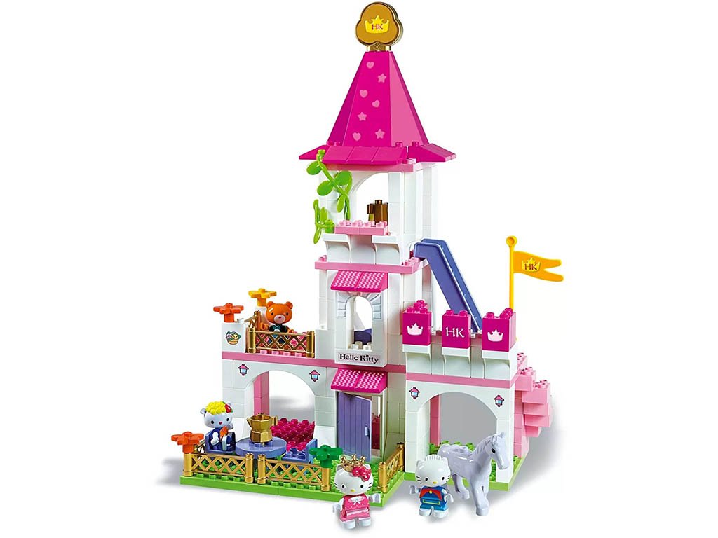 Unico Plus stavebnice Hello Kitty zamek kompatibilni 171 dil SUPER HRACKY.CZ