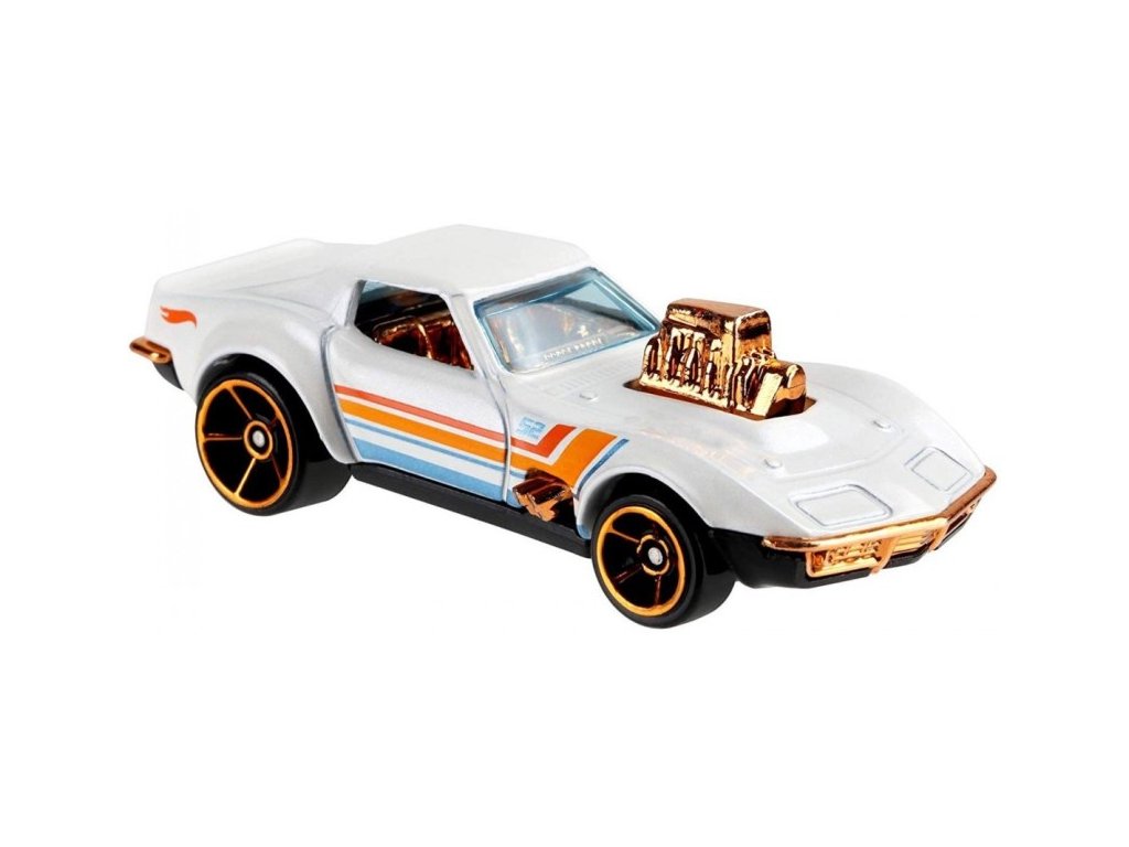 Hot Wheels Pearl and Chrome ´68 Corvette - Gas Monkey Garage