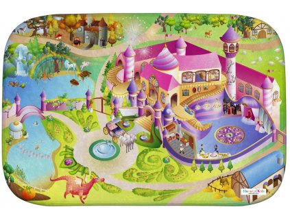 Hrací koberec Ultra Soft Zámek princezna