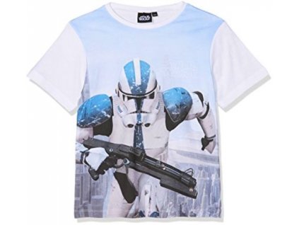 Dětské tričko Star Wars Stormtrooper bavlna bílé (Velikost 140 (10 let))