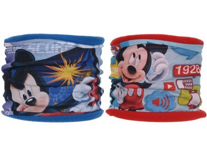 Zateplený dětský nákrčník Minnie & Mickey