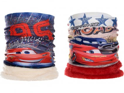 Zateplený dětský nákrčník Auta (Cars)