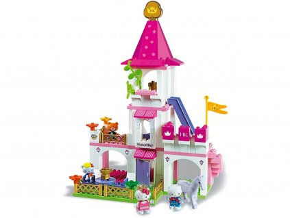Stavebnice Hello Kitty – zámek s figurkami 171 dílů (UNICO PLUS)