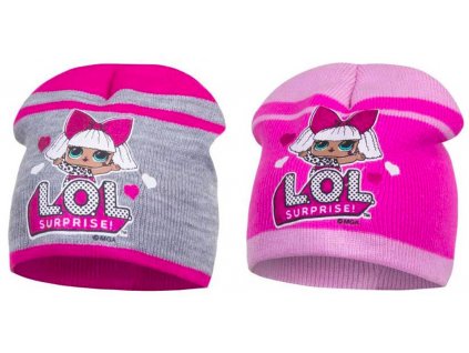 Dětská zimní čepice LOL Surprise – třpytivý design
