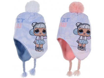 Dětská zimní čepice LOL Surprise – copánky a krytí uší