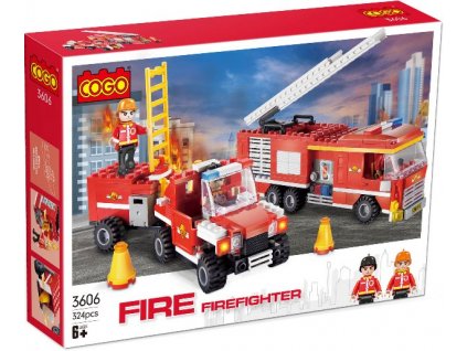 Lego stavebnice hasiči hasičská vozidla