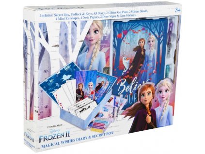 Deník - diář Frozen 2 se zamykacím boxem