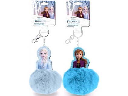 Přívěsek na klíče Frozen 2 s bambulkou