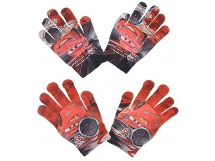 Oboustranné dětské rukavice Auta (Cars)